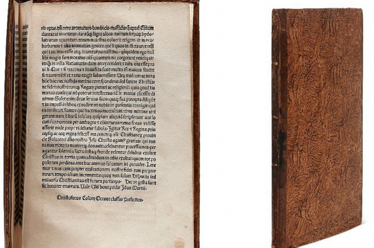 Kristofora Kolumba 1493. gada vēstule.