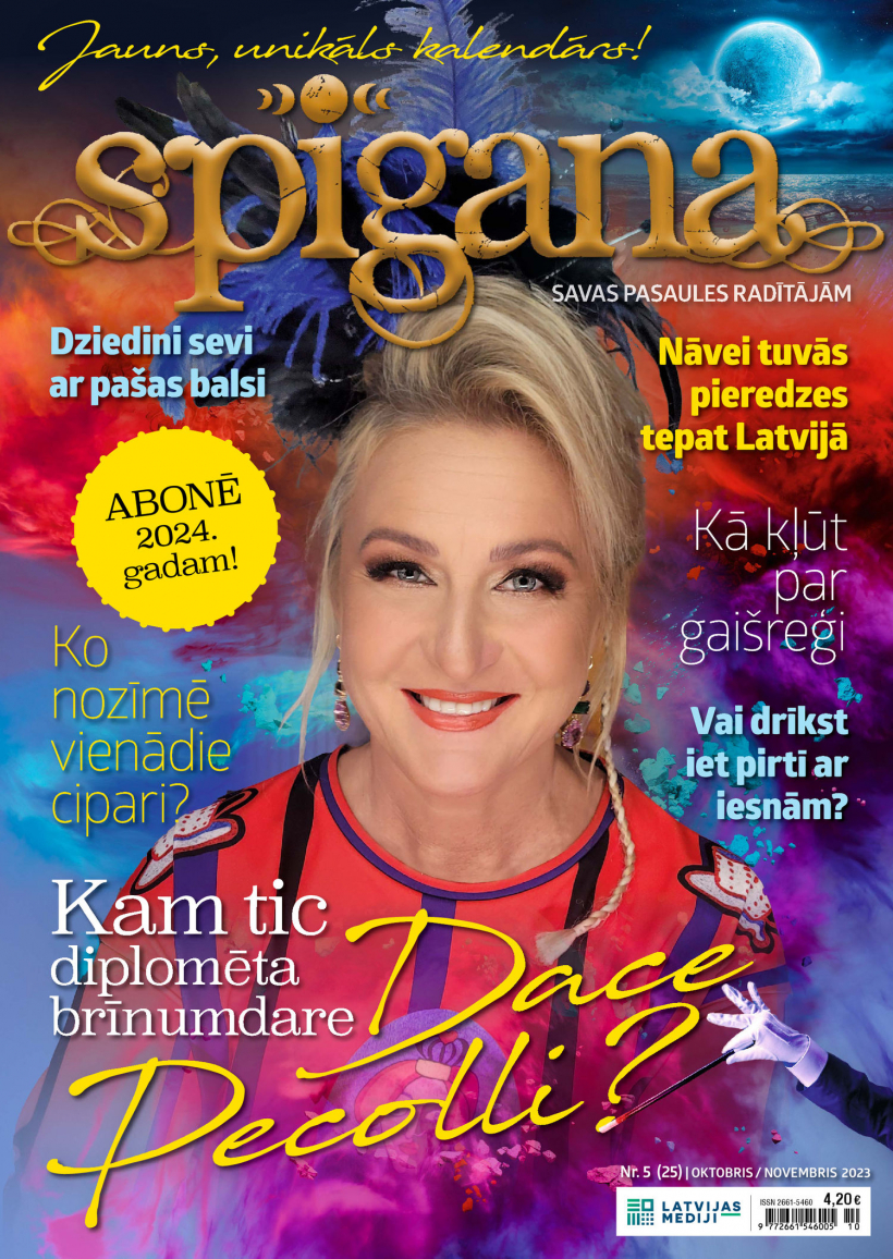 Žurnāla "Spīgana" oktobra numurs.