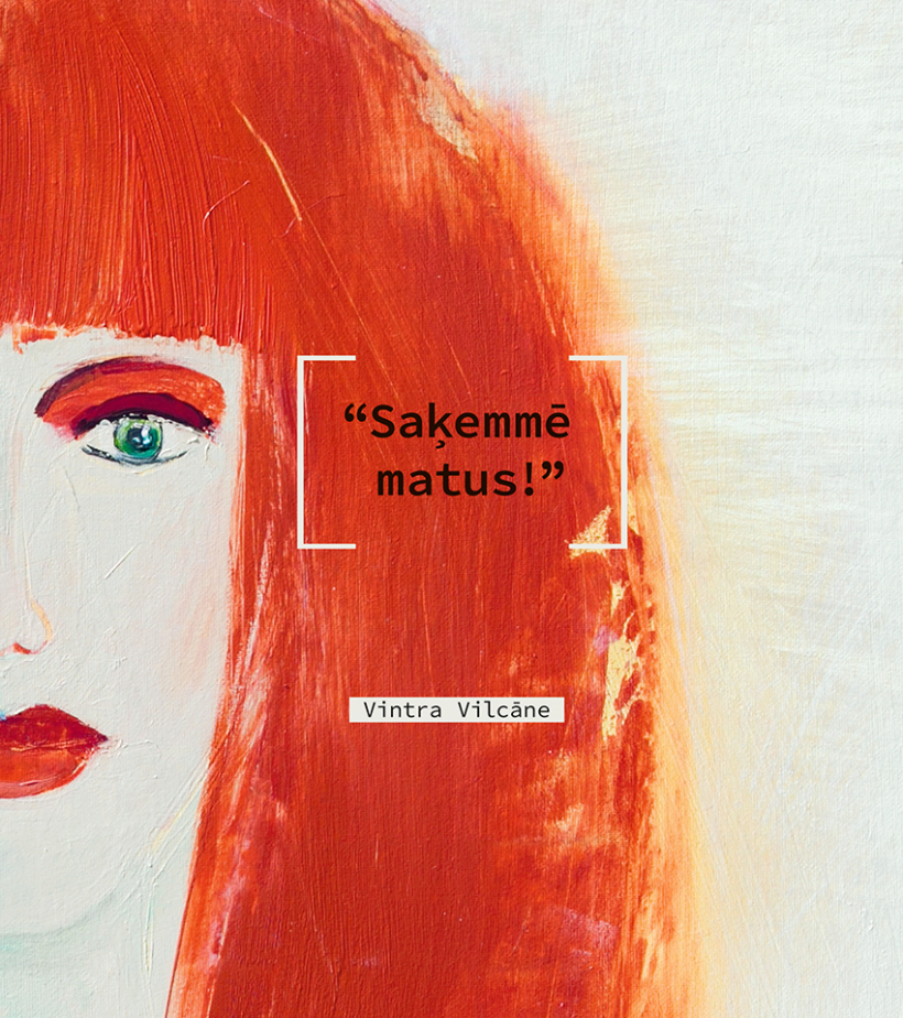 Vintras Vilcānes eseju krājums "Saķemmē matus".