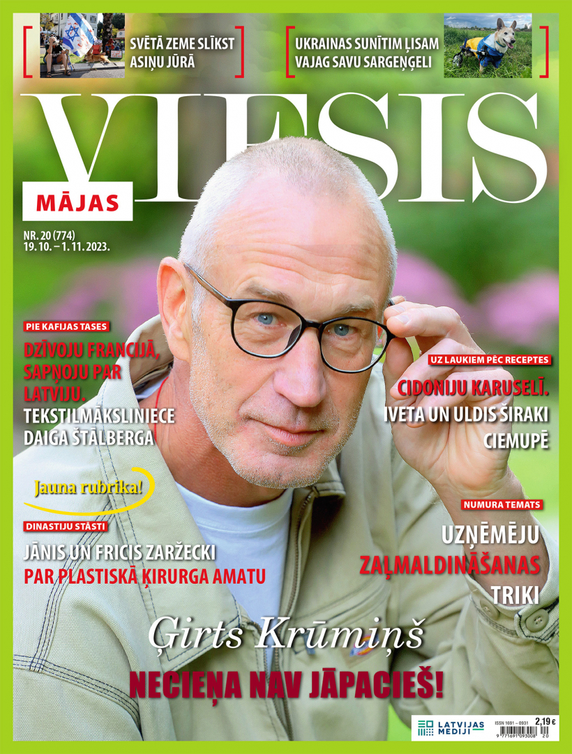 Žurnāla "Mājas Viesis" jaunākais numurs.