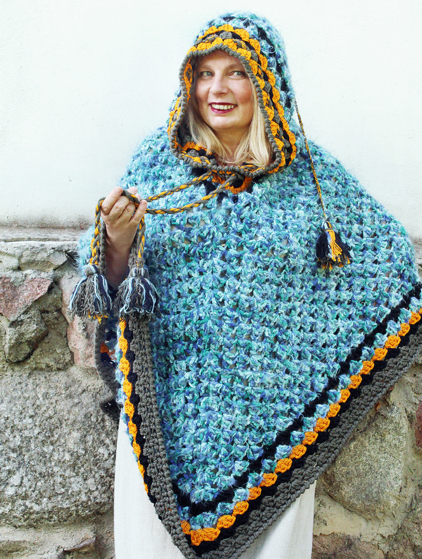 Apmetnis no biezas dzijas.