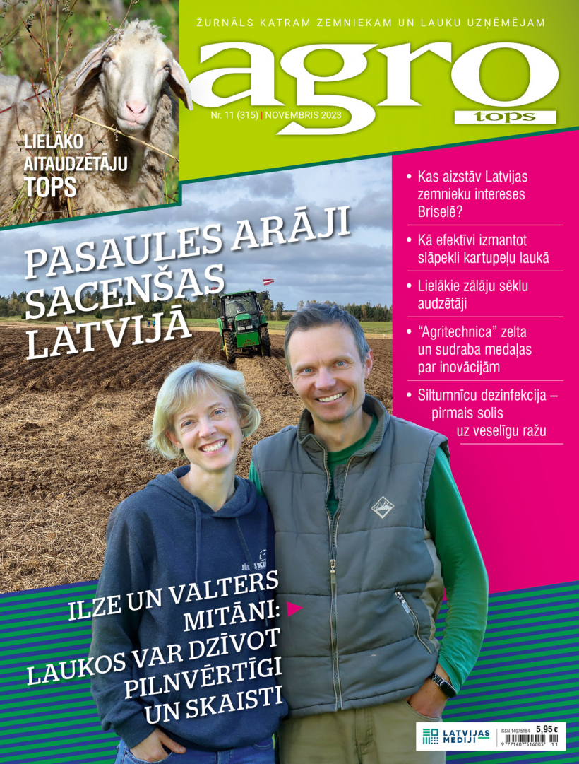 "Agro Tops". 2023. gada novembra numurs.
