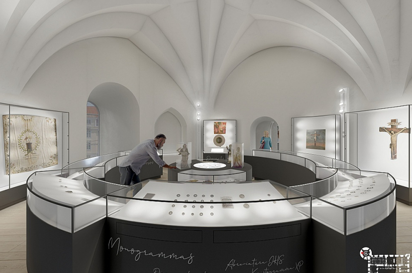 LNVM ekspozīcija "Sakrālā māksla" atradīsies atjaunotajā Rīgas pils kapelā.