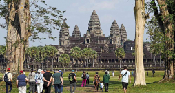Vēsturiskais Angkorvata templis.