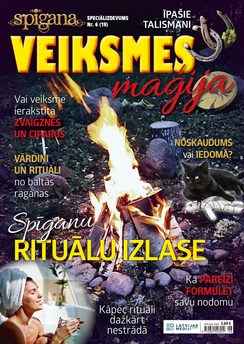 Žurnāla "Spīgana" tematiskais speciālizdevums "Veiksmes Maģija".