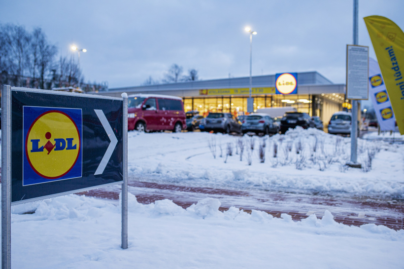 "Lidl" veikals.