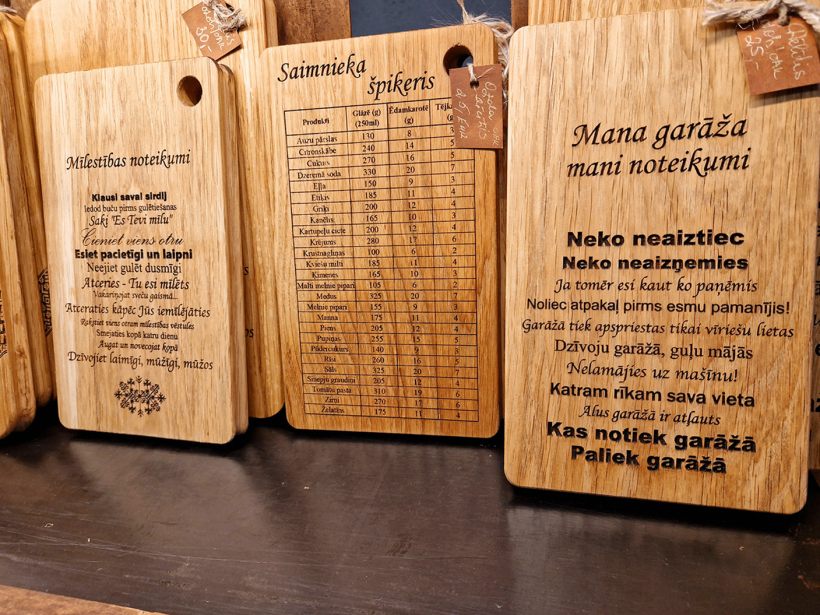 Virtuves dēlīši katrai gaumei.