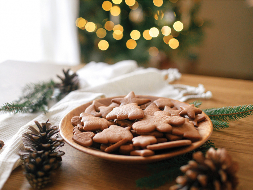 Krējuma un medus piparkūkas.