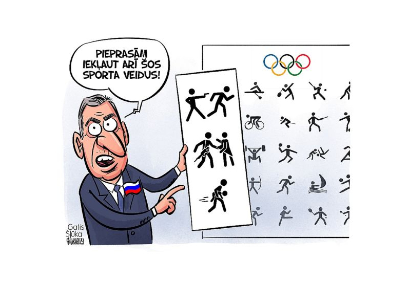 Zīmē Gatis Šļūka. Zaļā gaisma okupantiem