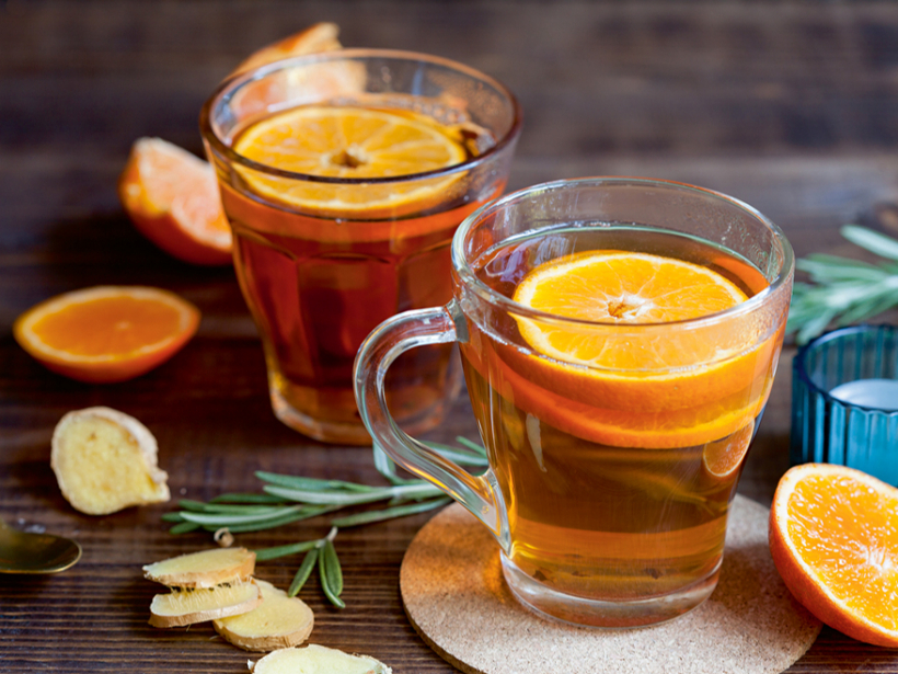 Ar apelsīnu un citronu.