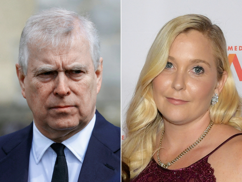 Princis Endrū un Virdžīnija Džufre.