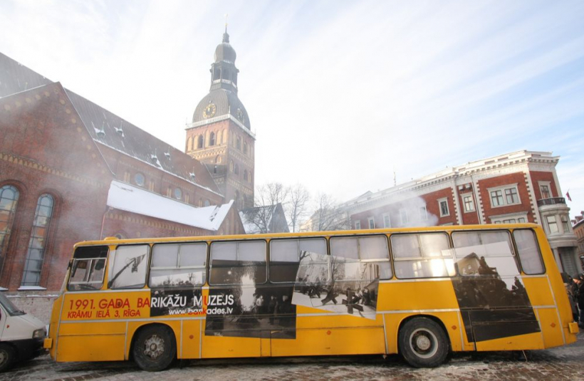 Jau vairākus gadus tiek rīkotas izbraukuma ekspozīcijas reģionos ar autobusu "Ikarus".