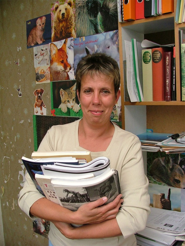 Inguna Bauere, rakstniece. 2005. gads.
