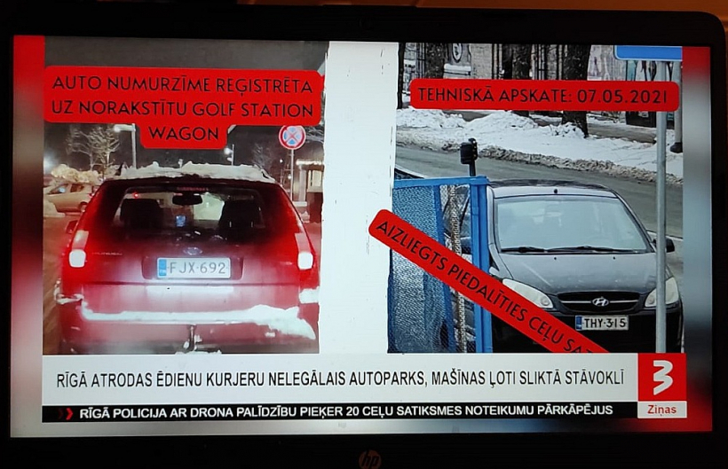 Raidījums TV3 pagājušajā nedēļā vēstīja, ka ēdienu kurjeri Rīgā izstrādājuši shēmu, kā pa ielām pārvietoties ar nelegāliem auto.