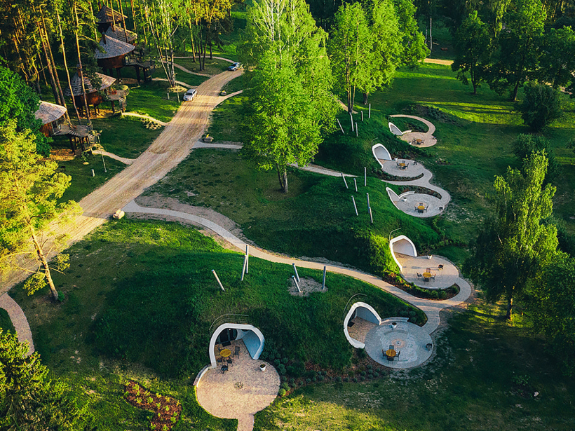 Glempinga mājiņas.