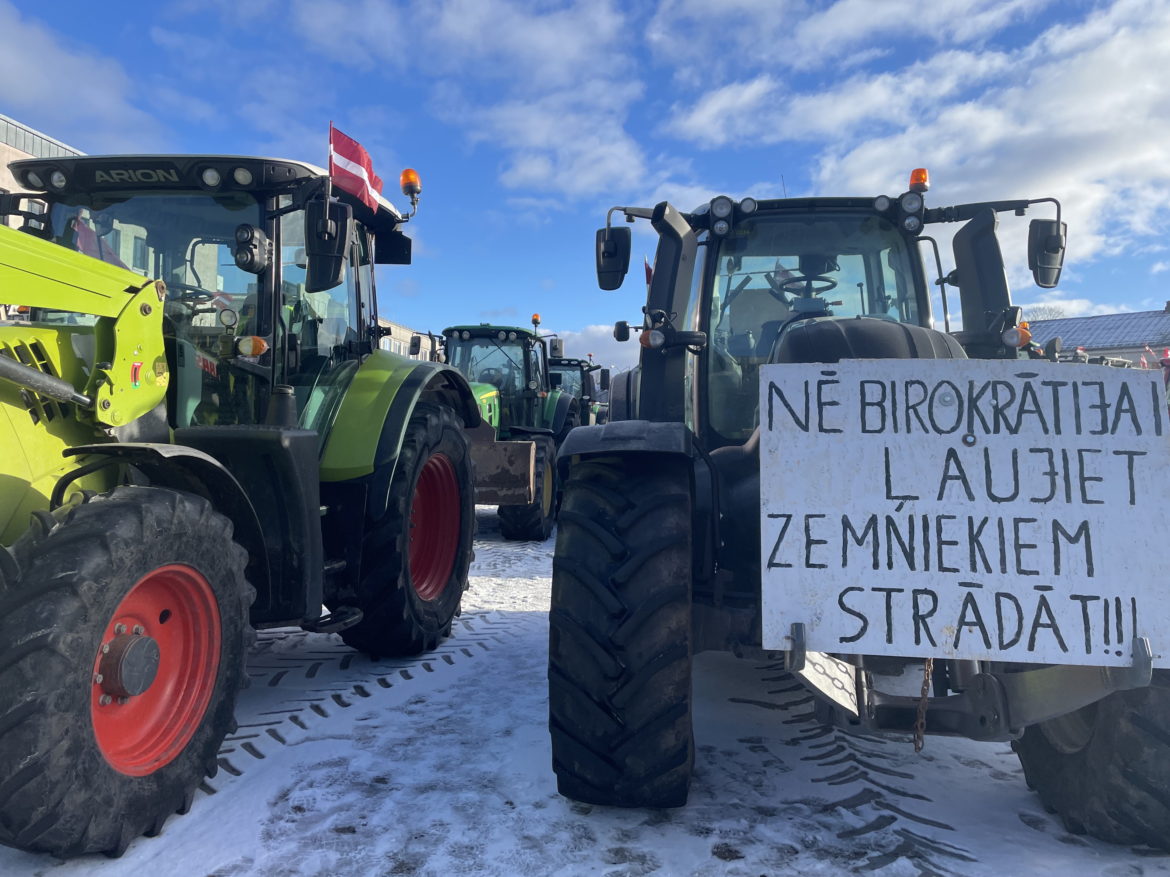 Lauksaimnieku protesti.