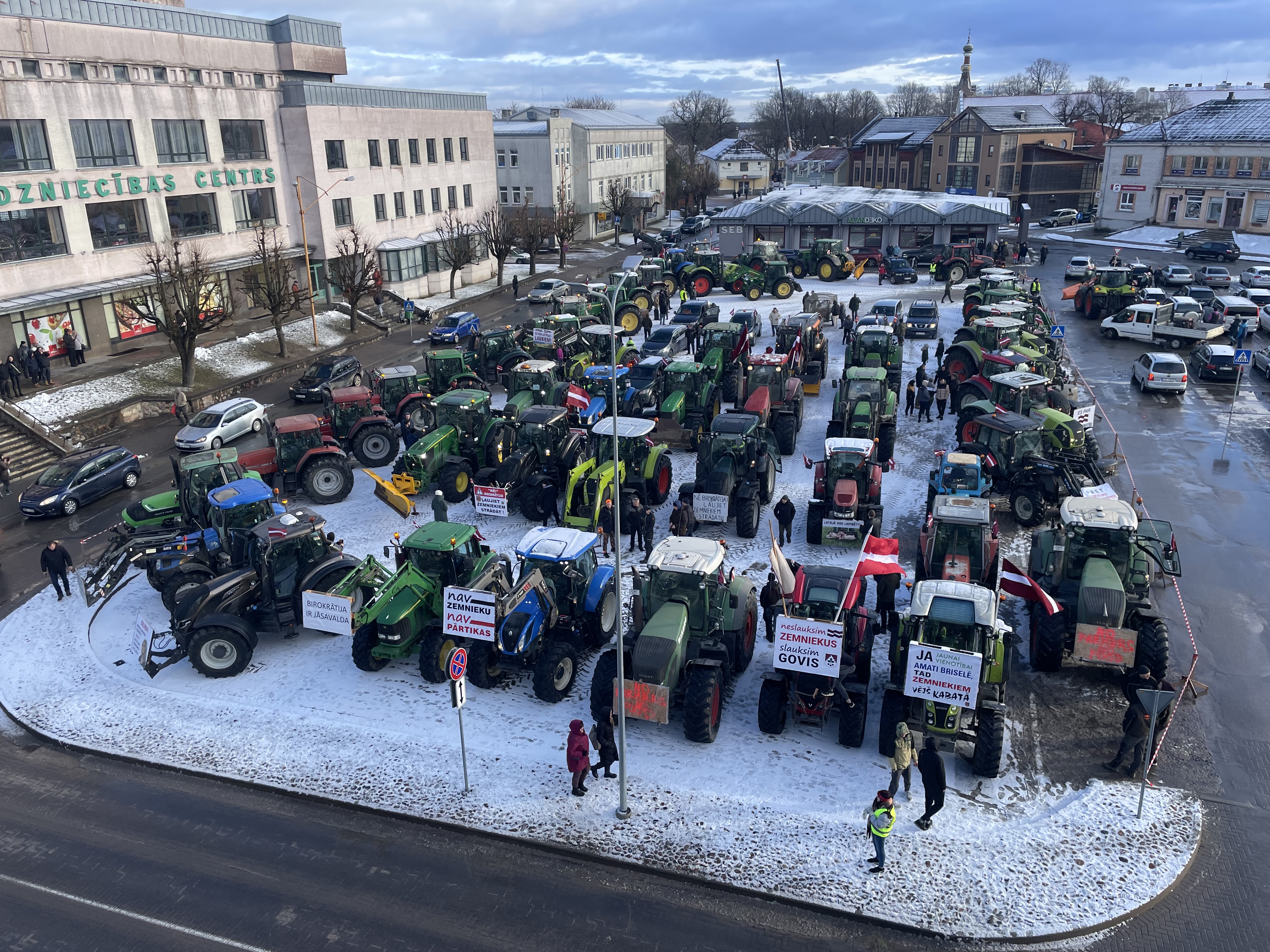 Lauksaimnieku protesti.