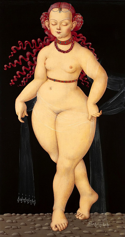 Līga Ķempe. "Magone" (Lielais Kranahs). 2019, a., e., 150 x 80 cm.