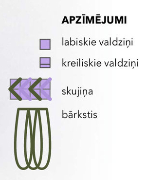 Apzīmējumi.