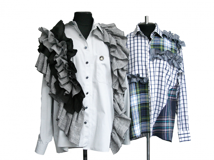 Krekli ar volāniem.