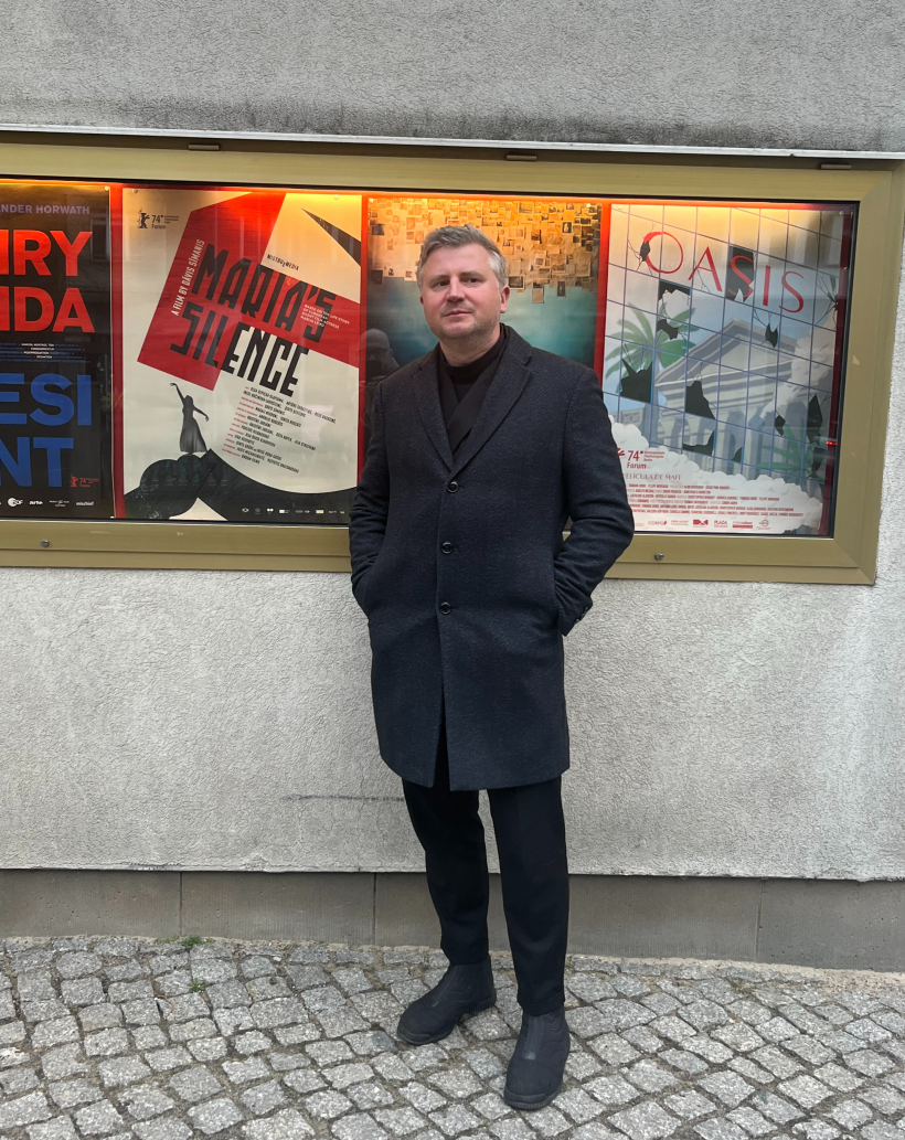 Filma "Marijas klusums". Dāvis Sīmanis Berlīnē.