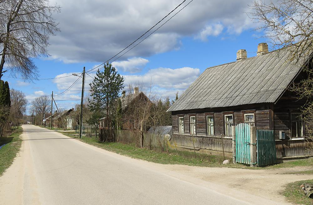 Senā, klasiskā Kārsavas apbūve.