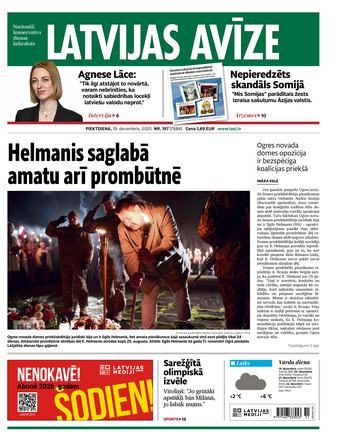 Latvijas Avīze | e-izdevums Latvijas Avīze | e-izdevums