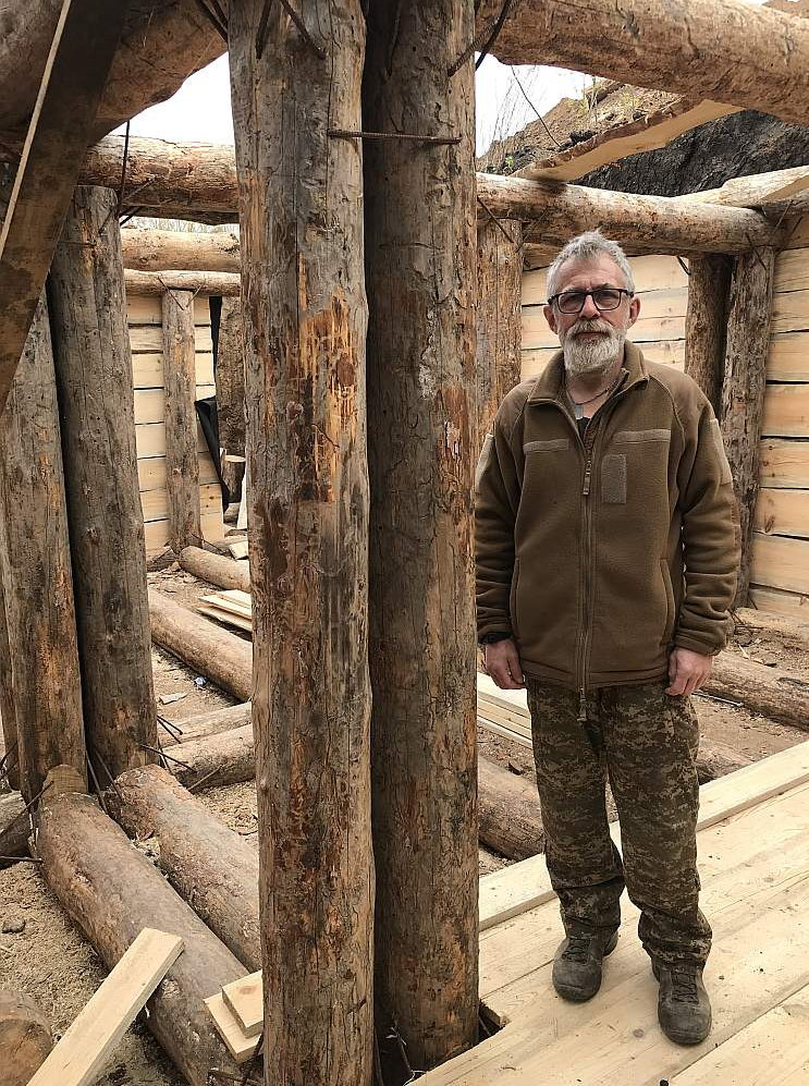 Blindāža – tādās tagad Ukrainā ieteicams dzīvot pat 25–30 km no pašas frontes līnijas.