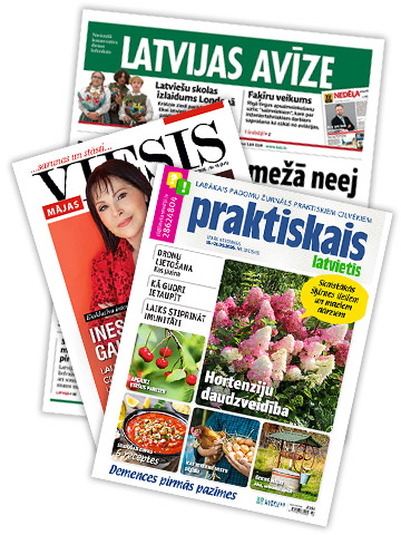 Latvijas Avīze + Mājas Viesis + Praktiskais Latvietis